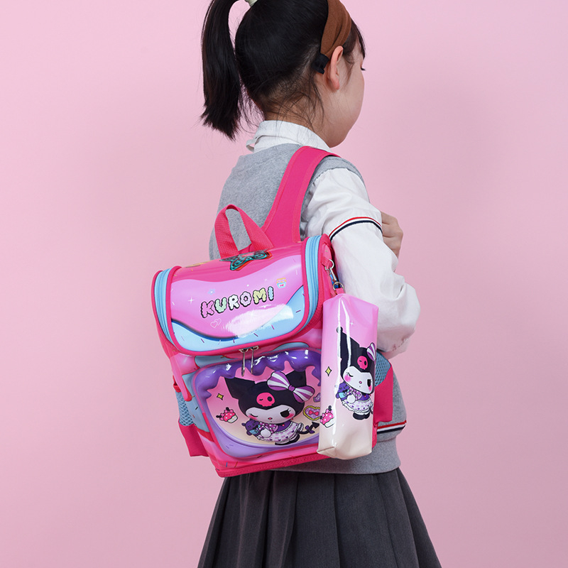 Školský batoh EVA materiálu, vzor zvierat, ramenné popruhy s vzduchovou výplňou, unisex, pre vyššie ročníky