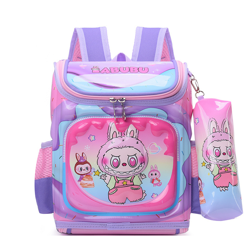 Školský batoh EVA materiálu, vzor zvierat, ramenné popruhy s vzduchovou výplňou, unisex, pre vyššie ročníky