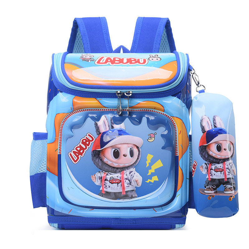 Školský batoh EVA materiálu, vzor zvierat, ramenné popruhy s vzduchovou výplňou, unisex, pre vyššie ročníky