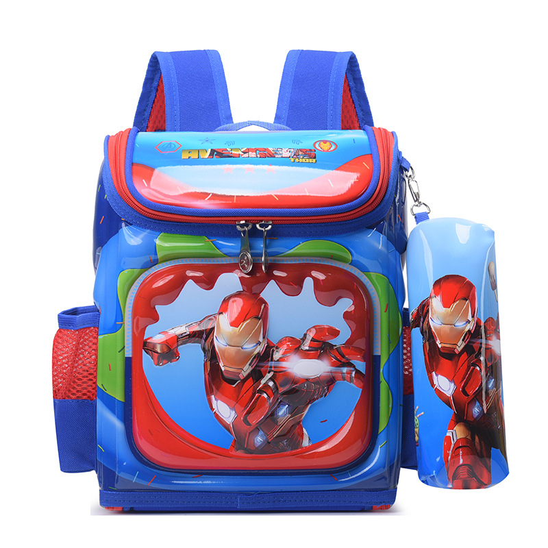 Školský batoh EVA materiálu, vzor zvierat, ramenné popruhy s vzduchovou výplňou, unisex, pre vyššie ročníky