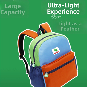 Detský školský batoh: ľahký, priedušný, nepremokavý z nylonu; antibakteriálny, odolný voči opotrebeniu; ergonomická opora chrbtice; roztomilý štýl; podšívka nylon
