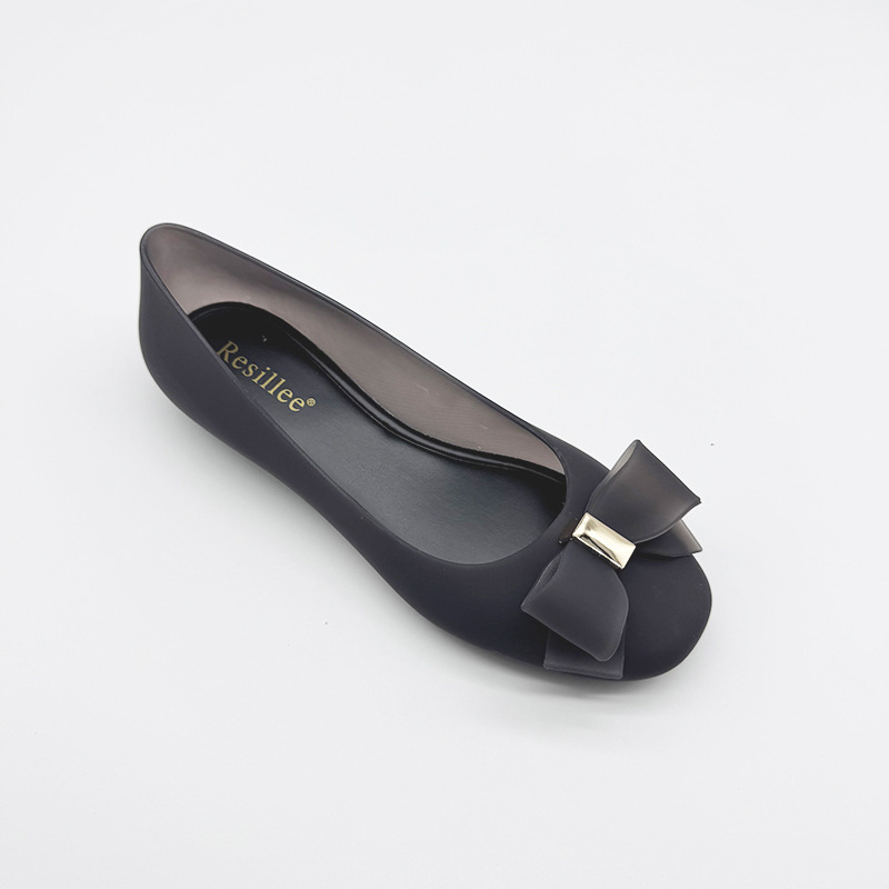 Ženske gumene cipele za kišu, slip-on, niski kroj, ravna peta, protuklizna podloga