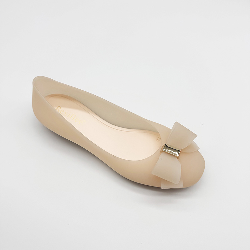 Ženske gumene cipele za kišu, slip-on, niski kroj, ravna peta, protuklizna podloga