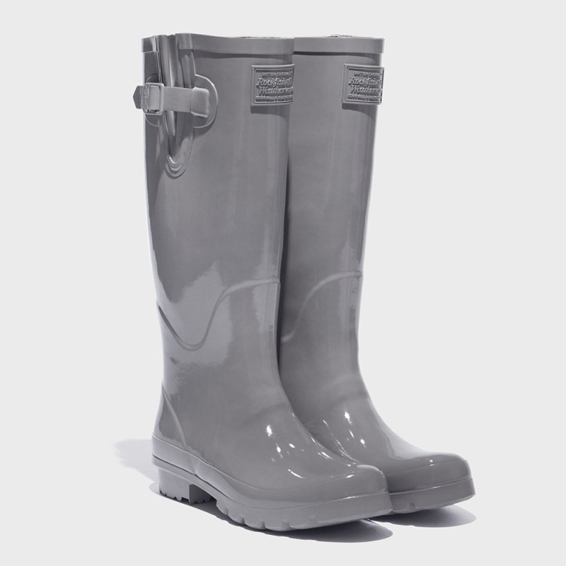 Cizme de ploaie pentru femei, înalte, din cauciuc - antiderapante, cu creștere a înălțimii, pentru drumeții în natură