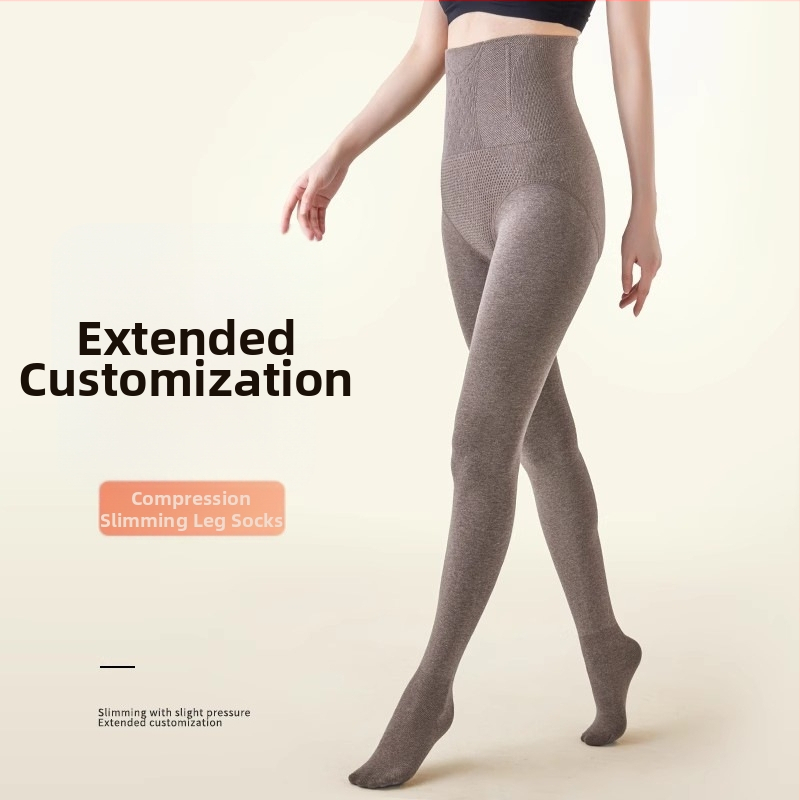 Γυναικεία βαμβακερά καλσόν με επένδυση φλίς για τον χειμώνα, ανύψωση γλουτών και διαμόρφωση, μονόχρωμα, παχιά