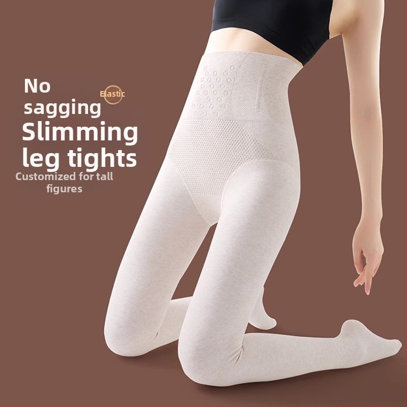 Γυναικεία βαμβακερά καλσόν με επένδυση φλίς για τον χειμώνα, ανύψωση γλουτών και διαμόρφωση, μονόχρωμα, παχιά