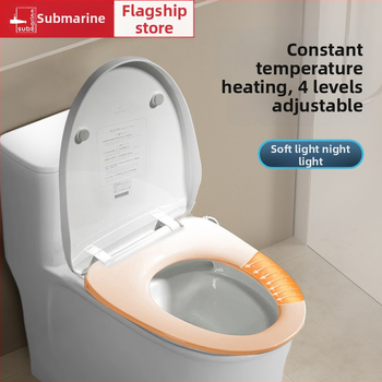 Melegített vécéülőke intelligens hőmérséklet-szabályozással, önkitisztító fúvóka, fenék- és női mosás, modell MGC1, PP anyag, osztott kivitel, szifonos öblítés