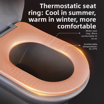 Melegített vécéülőke intelligens hőmérséklet-szabályozással, önkitisztító fúvóka, fenék- és női mosás, modell MGC1, PP anyag, osztott kivitel, szifonos öblítés