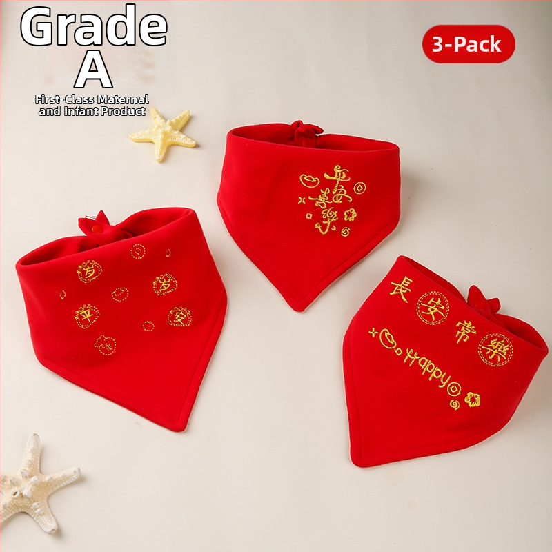 Esarfa triunghiulară pentru bebeluți (Bumbac 100%; Absorbant; Model desen animat; Vârsta 0-1 an)