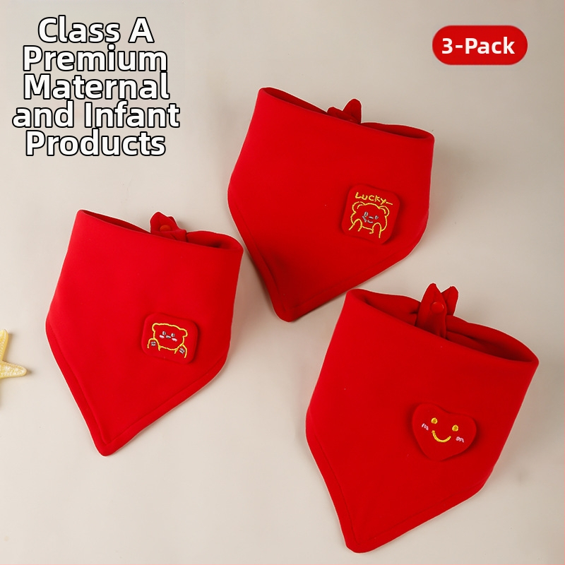 Esarfa triunghiulară pentru bebeluți (Bumbac 100%; Absorbant; Model desen animat; Vârsta 0-1 an)