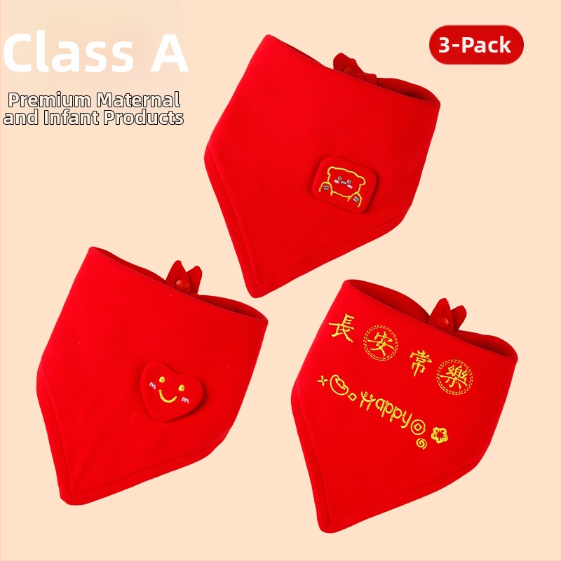 Esarfa triunghiulară pentru bebeluți (Bumbac 100%; Absorbant; Model desen animat; Vârsta 0-1 an)