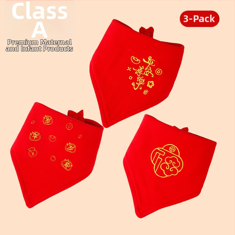 Esarfa triunghiulară pentru bebeluți (Bumbac 100%; Absorbant; Model desen animat; Vârsta 0-1 an)