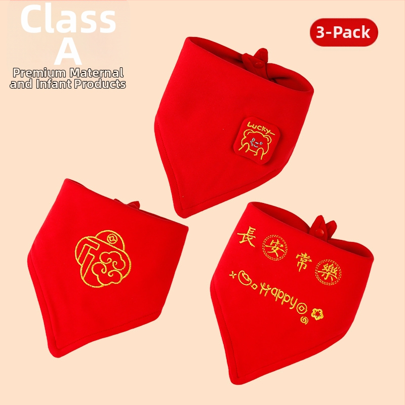 Esarfa triunghiulară pentru bebeluți (Bumbac 100%; Absorbant; Model desen animat; Vârsta 0-1 an)