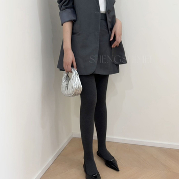 Γυναικειά καλσόν παχύ, Baby Velvet Vertical Cotton, απαλό στην αφή, υψηλή ελαστικότητα, διαμόρφωση σώματος (Ύφασμα: Baby Velvet Vertical Cotton; Πάχος: Παχύ; Λειτουργία: Ανύψωση γλουτών, Σμίλευση, Διατήρηση θερμότητας; Ελαστικότητα: Υψηλή)