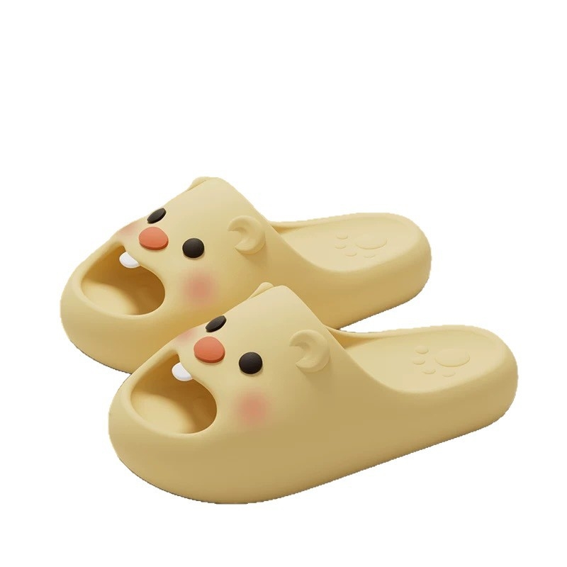 Ženske EVA papuče s motivom vidre - vodootporne, potplat od pjene, debljina potplata 3–5 cm