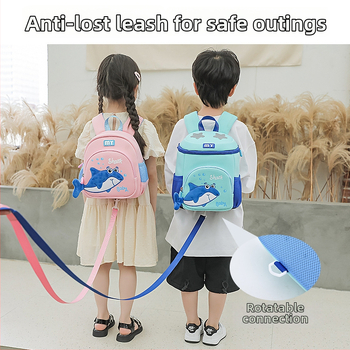 Batoh do škôlky s motívom veľryby, materiál: diving cloth, priedušný, vodeodolný, odolný voči opotrebeniu, zakrivené ramenné popruhy