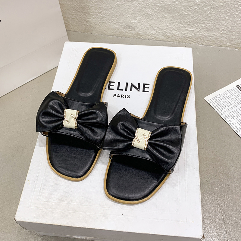 Ženske cipele s jednim remenom - gornji PU, PVC potplata, Slip-On, protuklizno