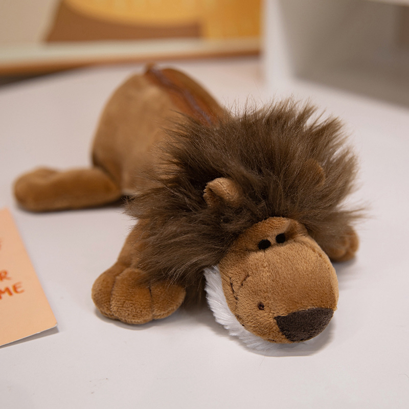 Плюшен животински калъф за моливи - куче, пълнеж от ПП памук, къс плюш, за възраст над 14 години