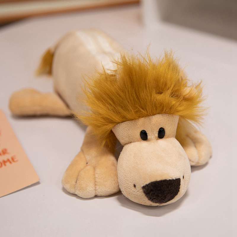 Плюшен животински калъф за моливи - куче, пълнеж от ПП памук, къс плюш, за възраст над 14 години