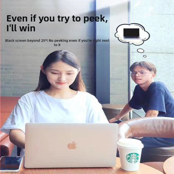 Mágneses magánéletvédő fólia MacBookhoz – PET anyag, elektrosztatikus adszorpció, kompatibilis az Apple notebookkal, testreszabott minta