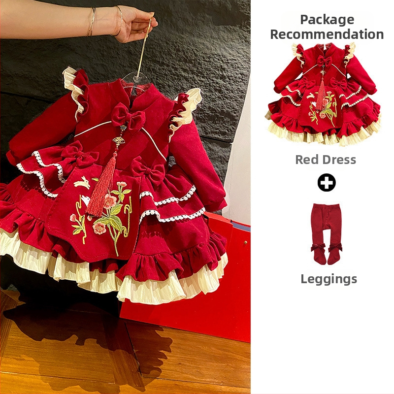 Φόρεμα κοριτσιών, στυλ πριγκίπισσα, Α-γραμμή; κυρίως ύφασμα: πολυεστέρας; επένδυση: πολυεστέρας; μοτίβο: λουλούδια; για ηλικίες 1-3 ετών