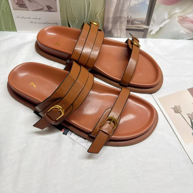 Sandale s jednim remenom – Qianyijia shoes – gornji materijal PU, potplat PU, okrugli vrh