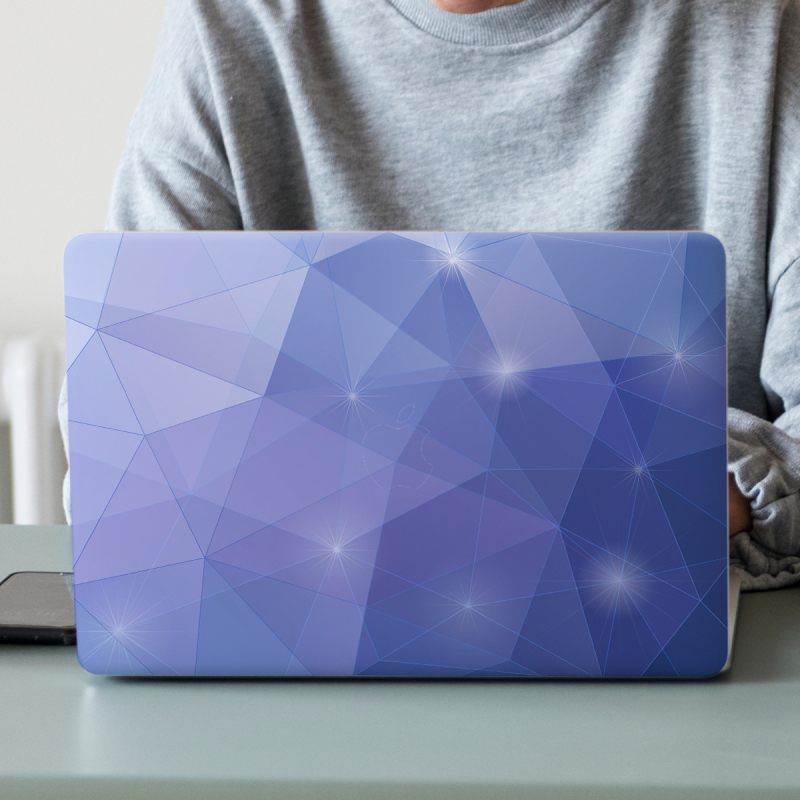 Folie de protecție MacBook pentru laptop, set din două piese, detașabilă fără reziduuri de adeziv, membrană PVC a carcasei, protecție anti-zgârieturi