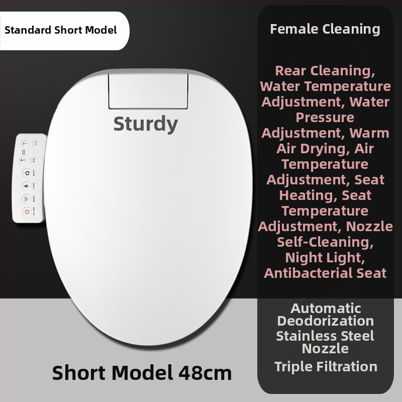 Inteligentné sedátko na toaletu 110V s okamžitým ohrevom, ABS materiál, regulácia teploty vody, umývanie zadku, vyhrievanie sedacieho kruhu