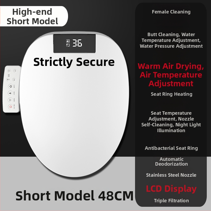 Inteligentné sedátko na toaletu 110V s okamžitým ohrevom, ABS materiál, regulácia teploty vody, umývanie zadku, vyhrievanie sedacieho kruhu