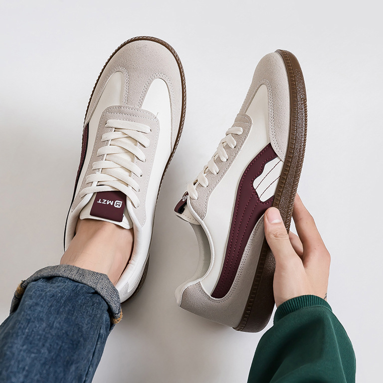 Unisex casual tenisice s niskim profilom, vezanje, retro stil • Gornji dio PU • Potplat TPU • Uložak EVA