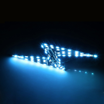 Fishbone LED φλας μοτοσικλέτας - Γενική χρήση, 12-36V, Μοντέλο Fishbone λάμπα, Κωδικός προϊόντος B491