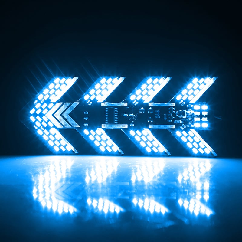 Fishbone LED φλας μοτοσικλέτας - Γενική χρήση, 12-36V, Μοντέλο Fishbone λάμπα, Κωδικός προϊόντος B491