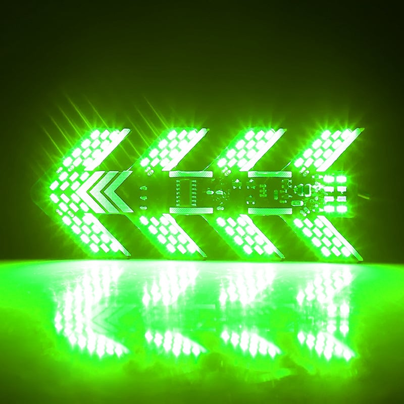 Fishbone LED φλας μοτοσικλέτας - Γενική χρήση, 12-36V, Μοντέλο Fishbone λάμπα, Κωδικός προϊόντος B491