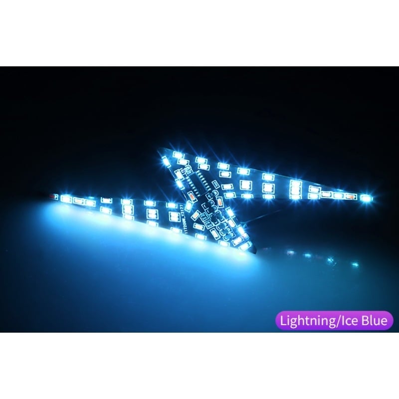 Fishbone LED φλας μοτοσικλέτας - Γενική χρήση, 12-36V, Μοντέλο Fishbone λάμπα, Κωδικός προϊόντος B491
