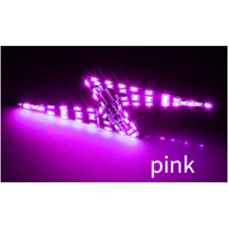 Fishbone LED φλας μοτοσικλέτας - Γενική χρήση, 12-36V, Μοντέλο Fishbone λάμπα, Κωδικός προϊόντος B491