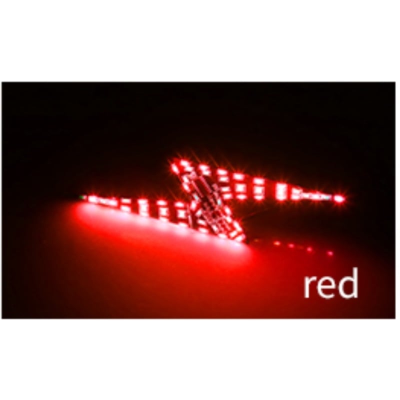 Fishbone LED φλας μοτοσικλέτας - Γενική χρήση, 12-36V, Μοντέλο Fishbone λάμπα, Κωδικός προϊόντος B491