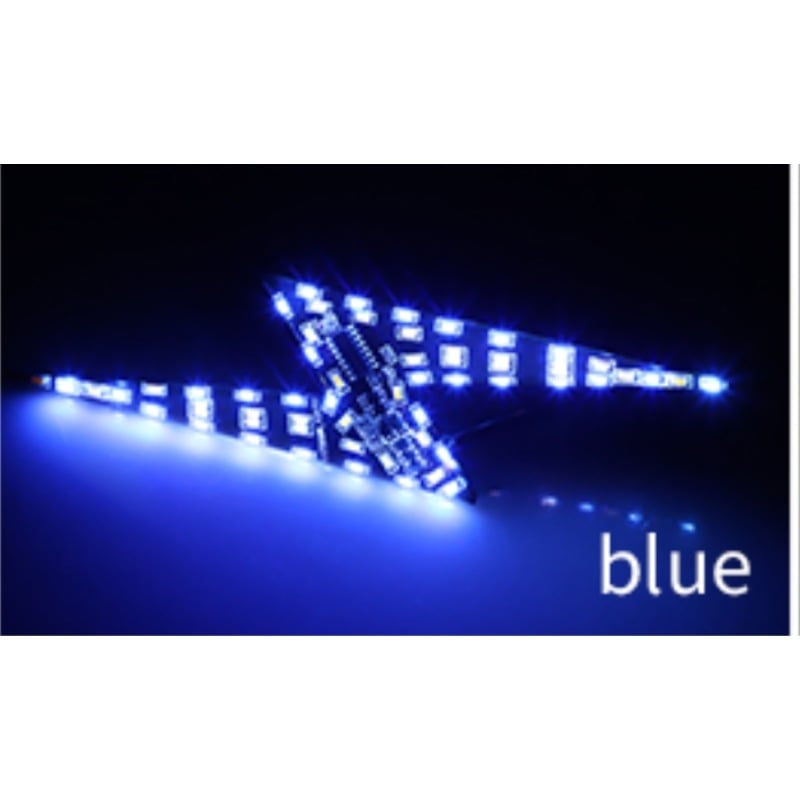 Fishbone LED φλας μοτοσικλέτας - Γενική χρήση, 12-36V, Μοντέλο Fishbone λάμπα, Κωδικός προϊόντος B491