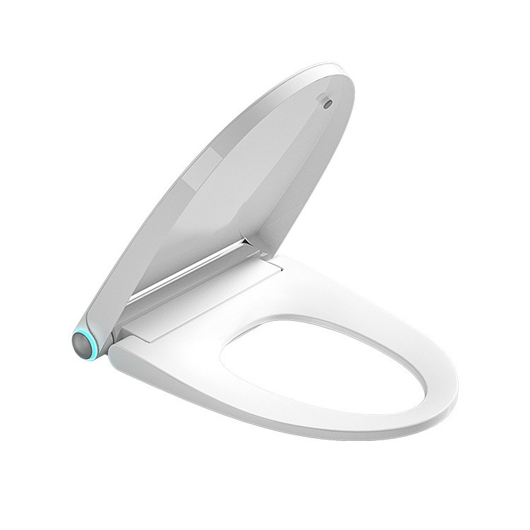 Ultra tenký inteligentný sedátko na toaletu pre domáce použitie, plne automatický, tvar U a V, ABS materiál, model i6a, s diaľkovým ovládaním, vyhrievanie sedadla, rozostup otvorov regulovateľný 12–15