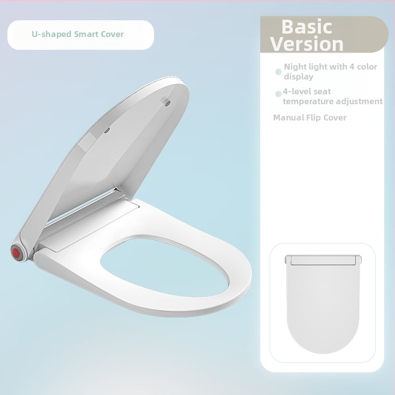 Ultra tenký inteligentný sedátko na toaletu pre domáce použitie, plne automatický, tvar U a V, ABS materiál, model i6a, s diaľkovým ovládaním, vyhrievanie sedadla, rozostup otvorov regulovateľný 12–15