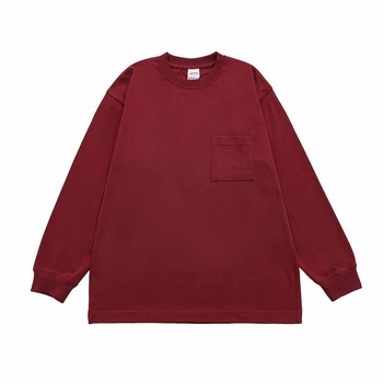 T-shirt s japanskim retro stilom, slobodan kroj, dugi rukavi, 100% pamuk, okrugli izrez