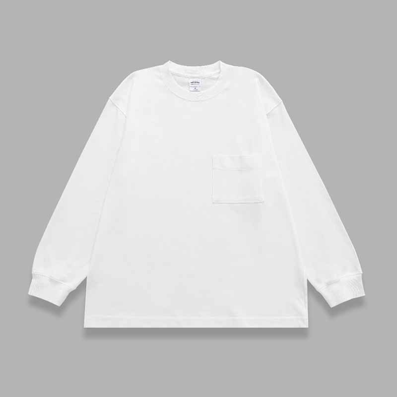 T-shirt s japanskim retro stilom, slobodan kroj, dugi rukavi, 100% pamuk, okrugli izrez