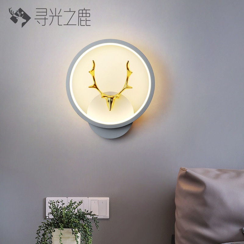 Φωτιστικό τοίχου LED με σκιά από πολυκαρβονικό PC και ακρυλικό σώμα, 220V, μοντέρνο μινιμαλιστικό στυλ