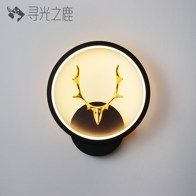 Φωτιστικό τοίχου LED με σκιά από πολυκαρβονικό PC και ακρυλικό σώμα, 220V, μοντέρνο μινιμαλιστικό στυλ