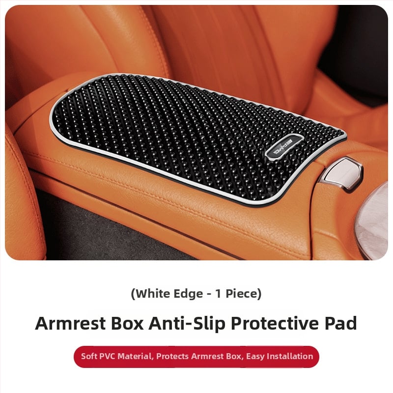 Fangmeng PVC pernă de protecție pentru cutia de la suportul de cotiera cu granule antiderapante – Compatibil universal, Personalizare disponibilă, Produs 8YT674892276475