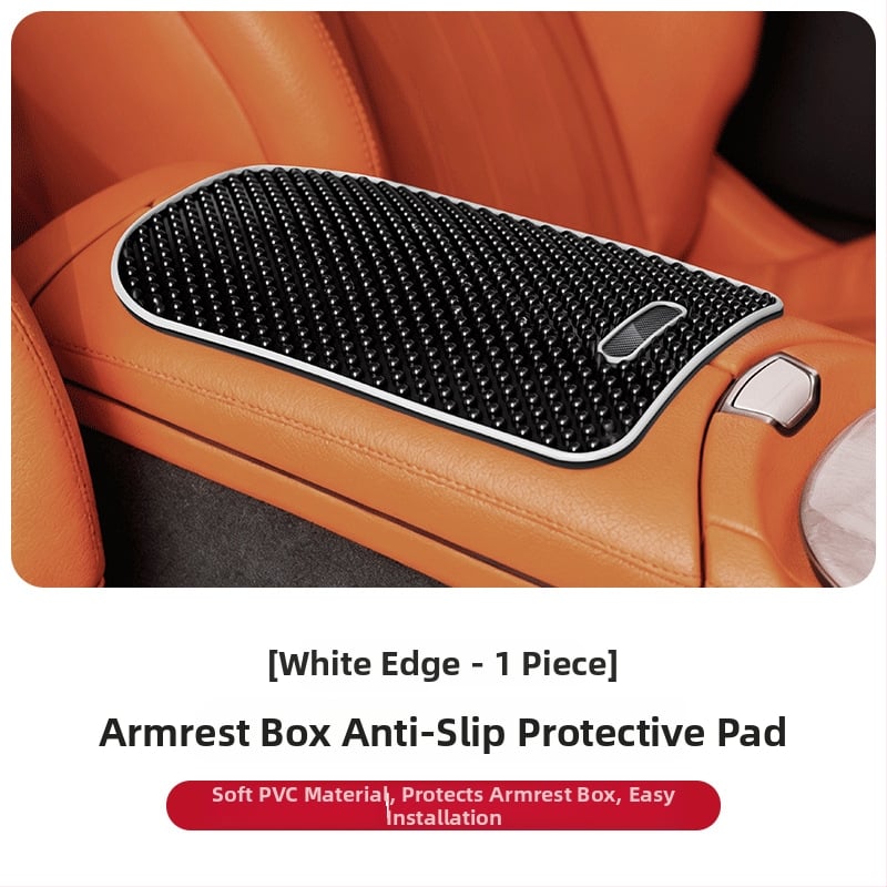 Fangmeng PVC pernă de protecție pentru cutia de la suportul de cotiera cu granule antiderapante – Compatibil universal, Personalizare disponibilă, Produs 8YT674892276475