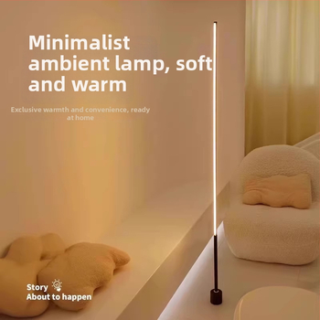 LED állólámpa akril árnyékolóval, gombkapcsolóval; CRI ≥95, feszültség ≤36V.