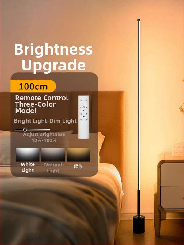 LED állólámpa akril árnyékolóval, gombkapcsolóval; CRI ≥95, feszültség ≤36V.