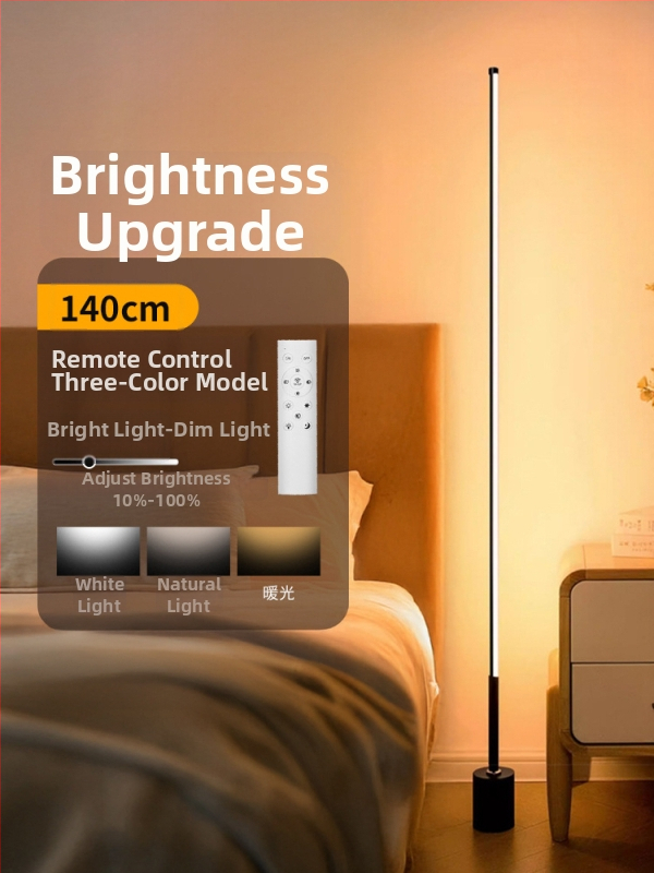 LED állólámpa akril árnyékolóval, gombkapcsolóval; CRI ≥95, feszültség ≤36V.