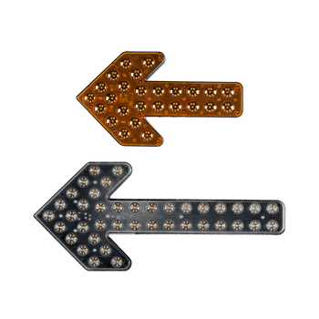 LED ενδεικτικό φως με βέλος για ψεκαστικό όχημα – διπλό φλας προειδοποίησης σήματος στροφής, 12/24V