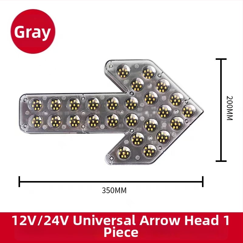 LED ενδεικτικό φως με βέλος για ψεκαστικό όχημα – διπλό φλας προειδοποίησης σήματος στροφής, 12/24V